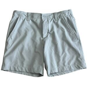 UNDER ARMOUR Boys Light Gray Golf Shorts YL